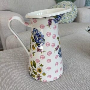 Mackenzie Childs Wildflower pitcher